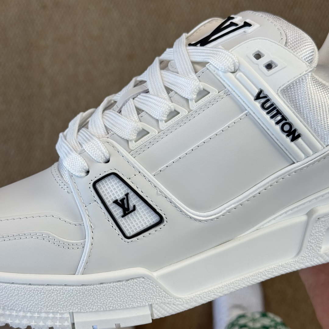 LV Trainer Sneaker White