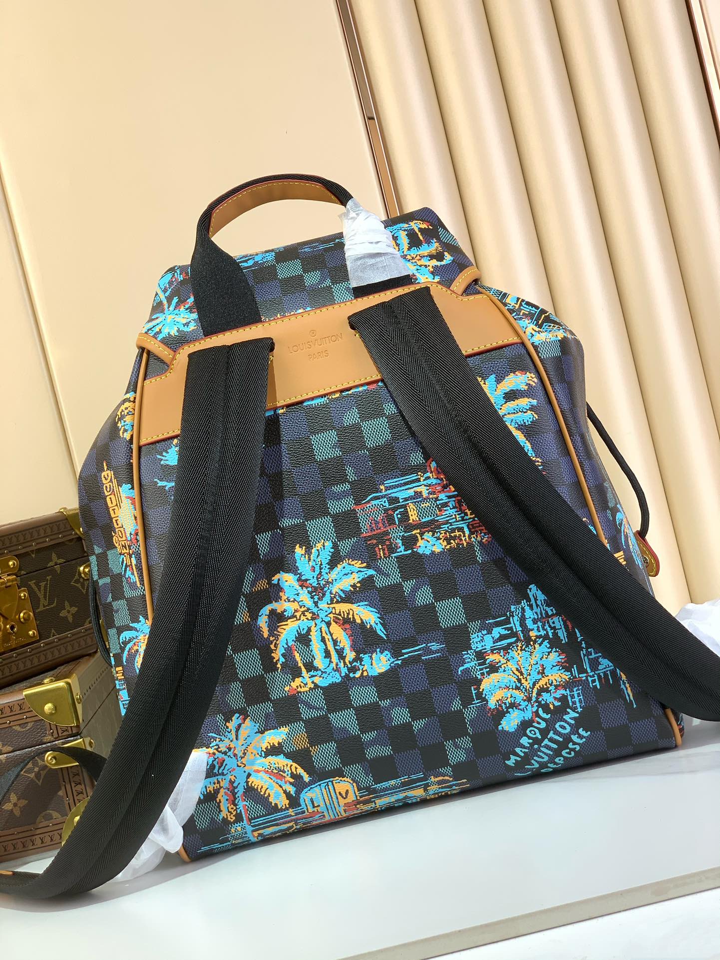 LV N40755 Montsouris Cargo Backpack