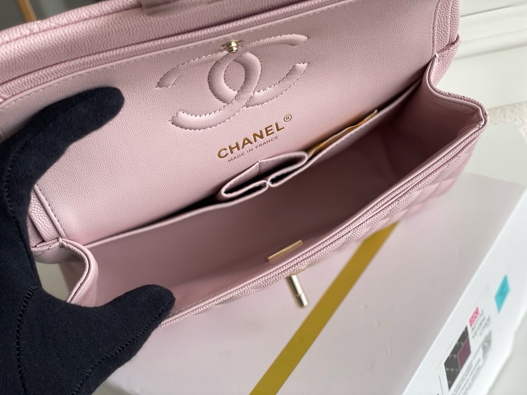 CHANEL Classic 11.12 Handbag Light Pink