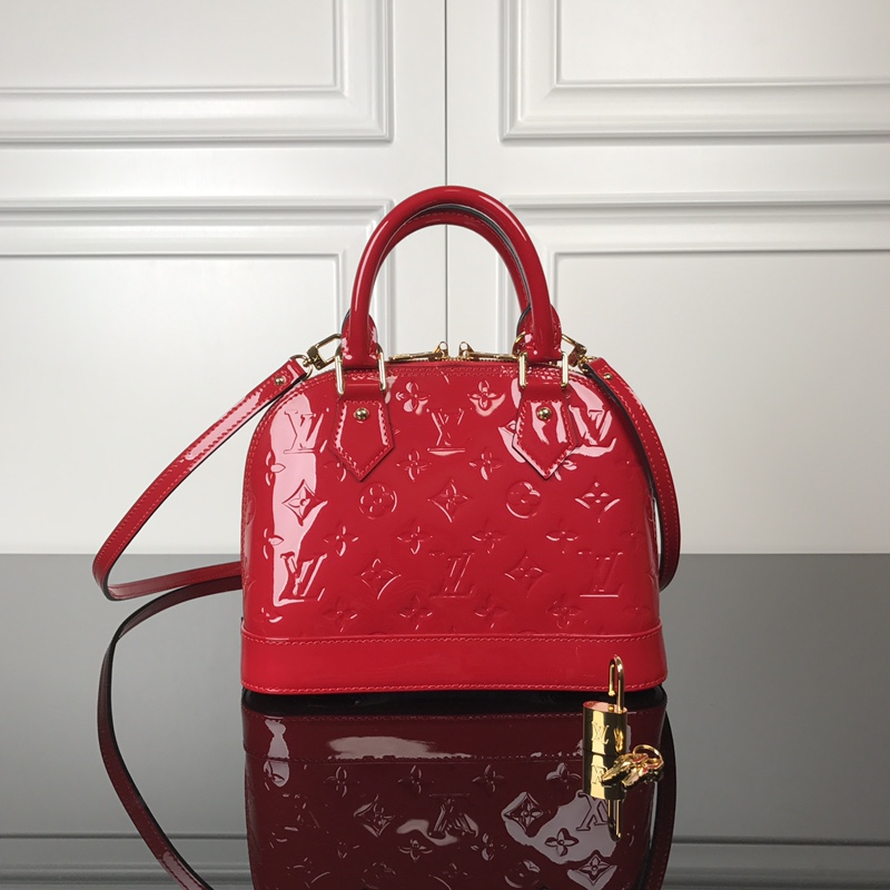 Louis Vuitton Alma BB Red M90174