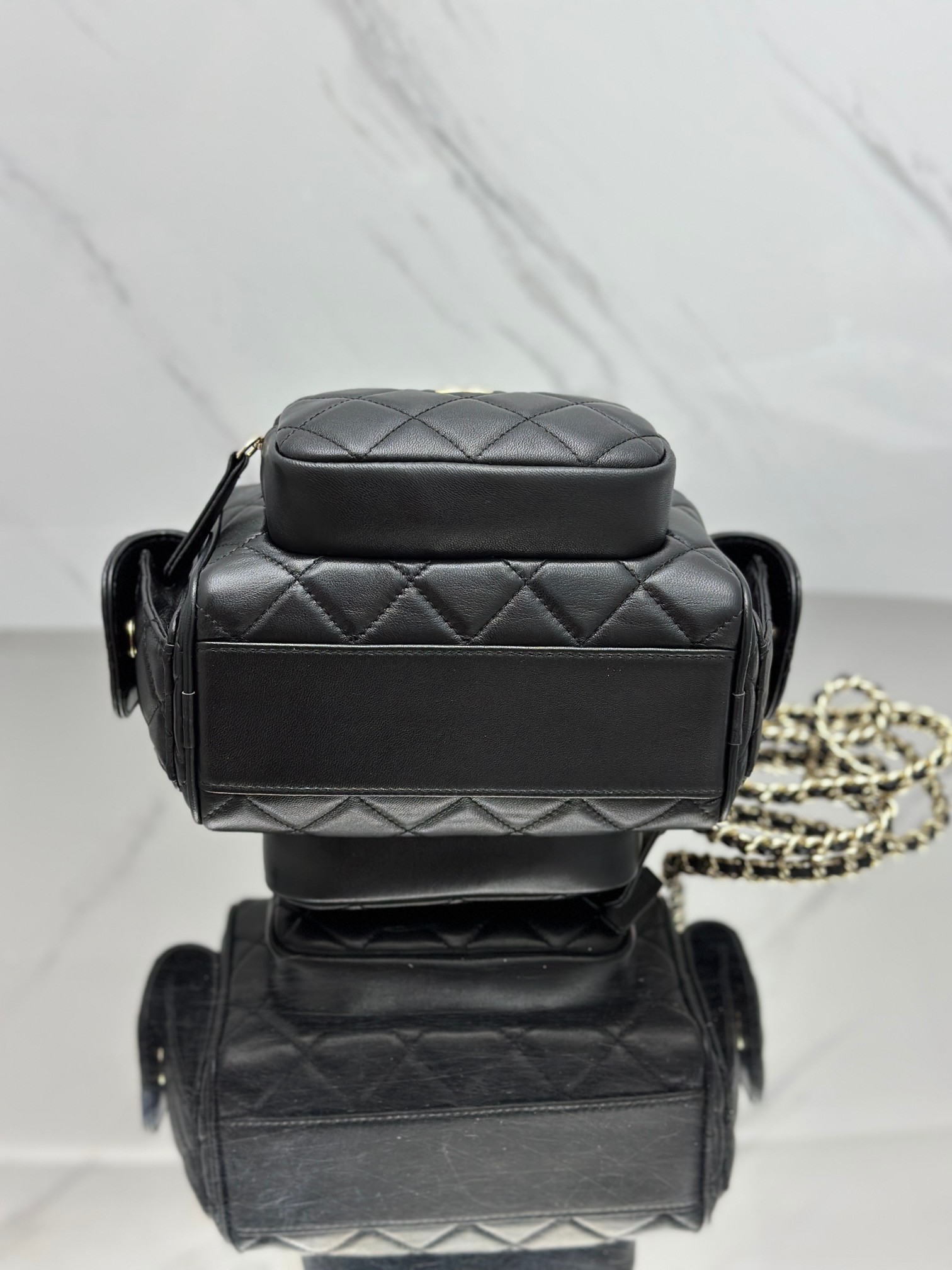 24K camera bag small black