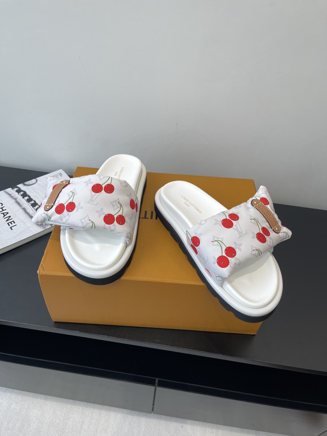 Louis Vuitton 2025 SS Cherry Collection – Summer Sandals