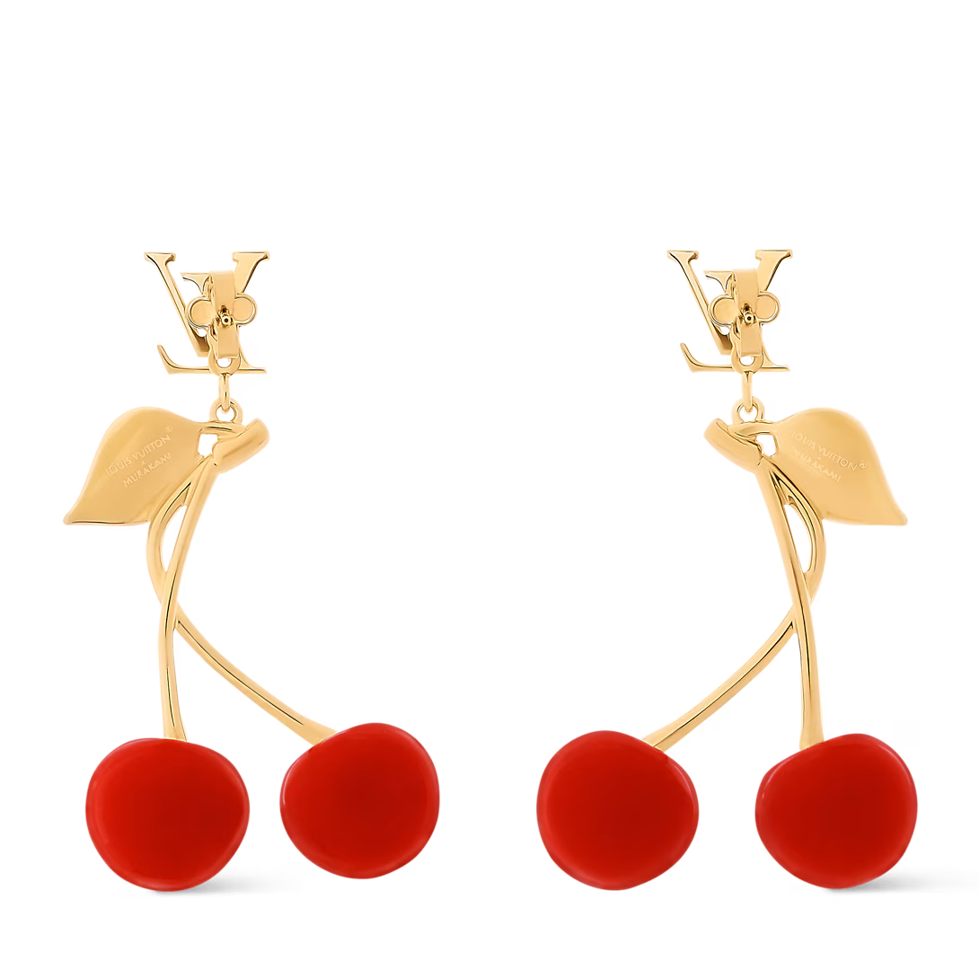 New LV x TM Cerise Earrings M02808