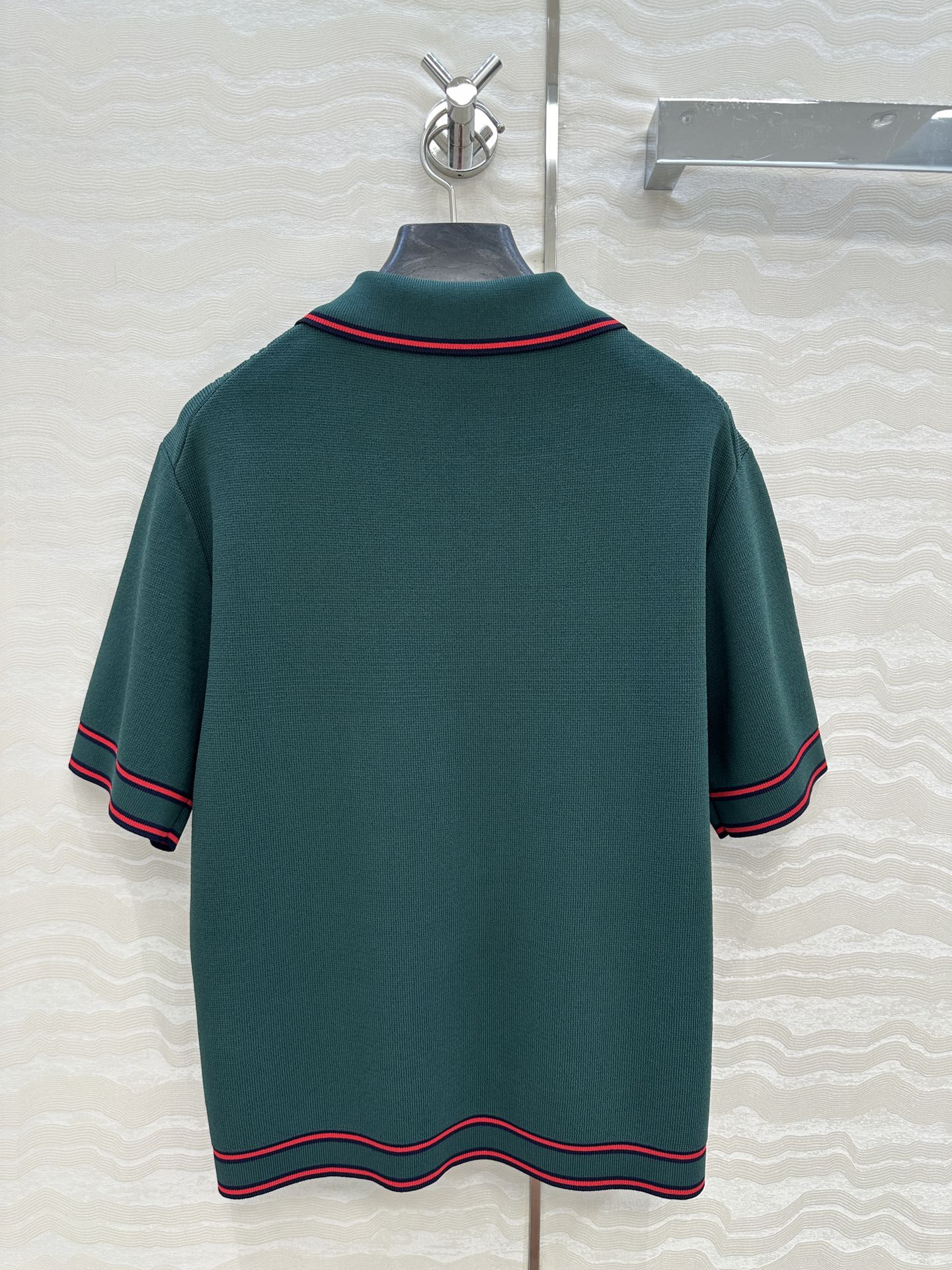 GUCCI Polo shirt with striped trim