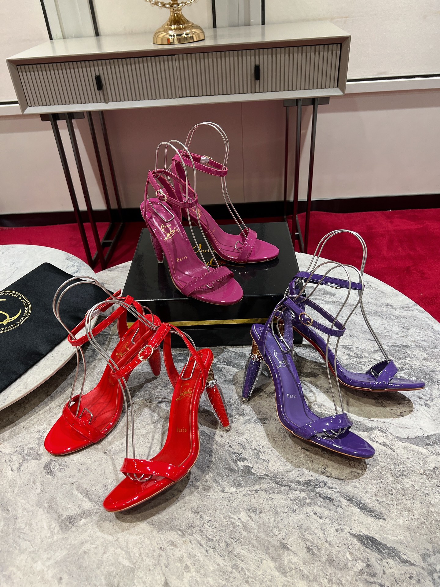 Christian Louboutin “Queen’s Scepter” Heeled Sandals