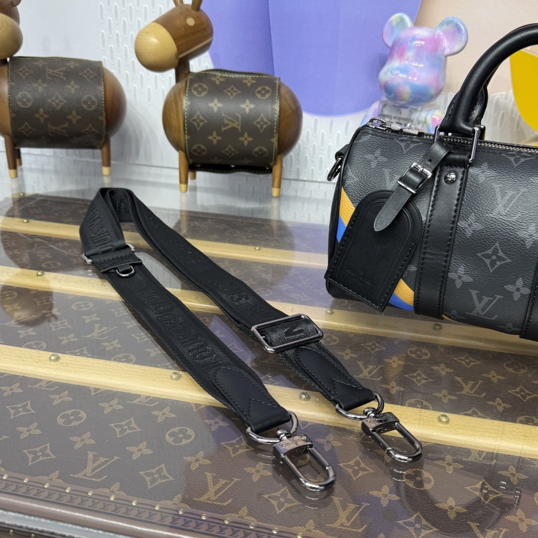 Louis Vuitton Keepall Bandoulière 25 – M01942 Monogram Ink Edition 🖤