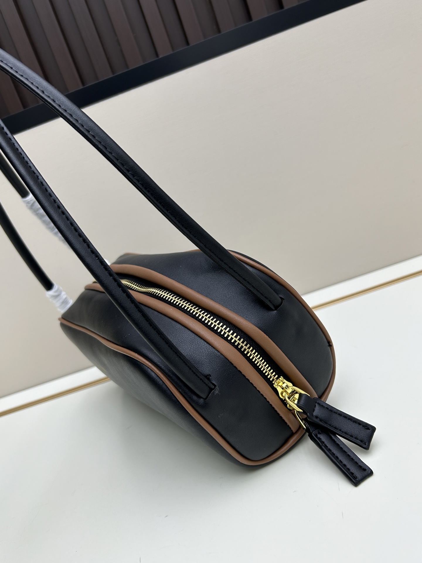 PRADA Swing Small Leather Shoulder Bag
