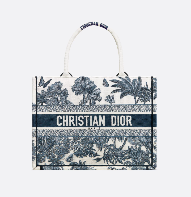 Dioriviera Medium Dior Book Tote White
