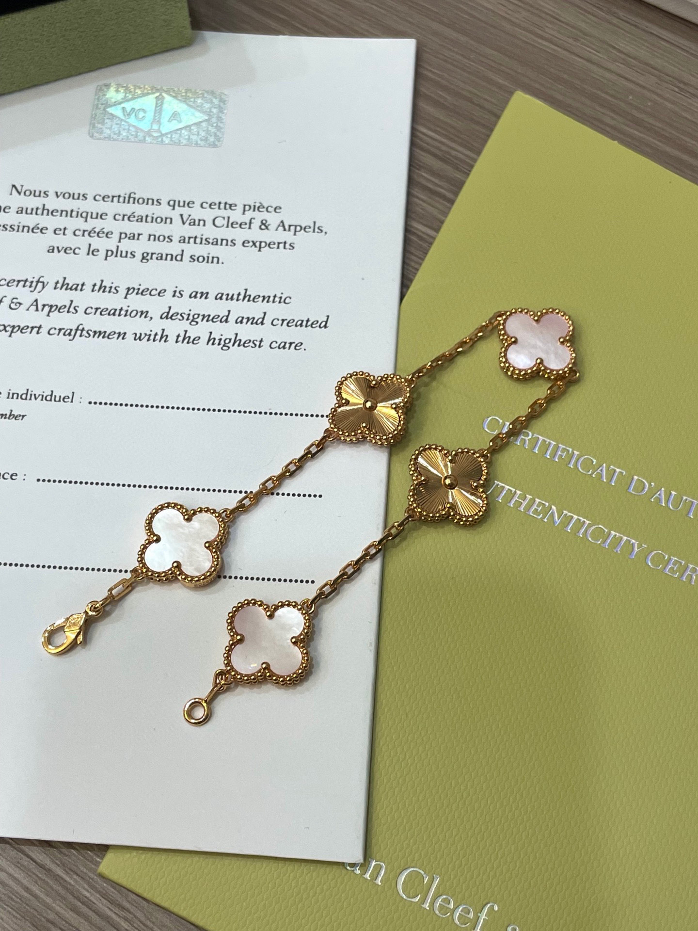 Van Cleef & Arpels Five-Flower Clover Bracelet