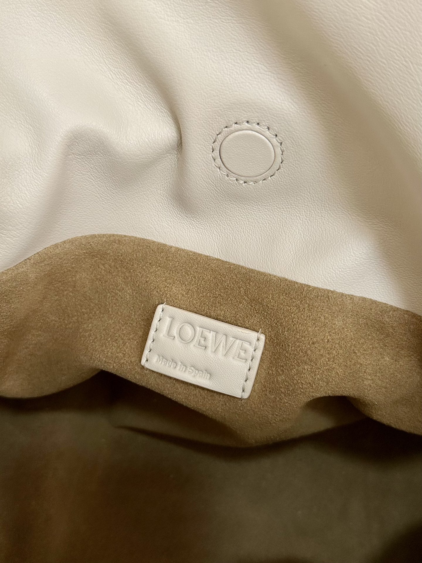 Medium Flamenco clutch in nappa calfskin