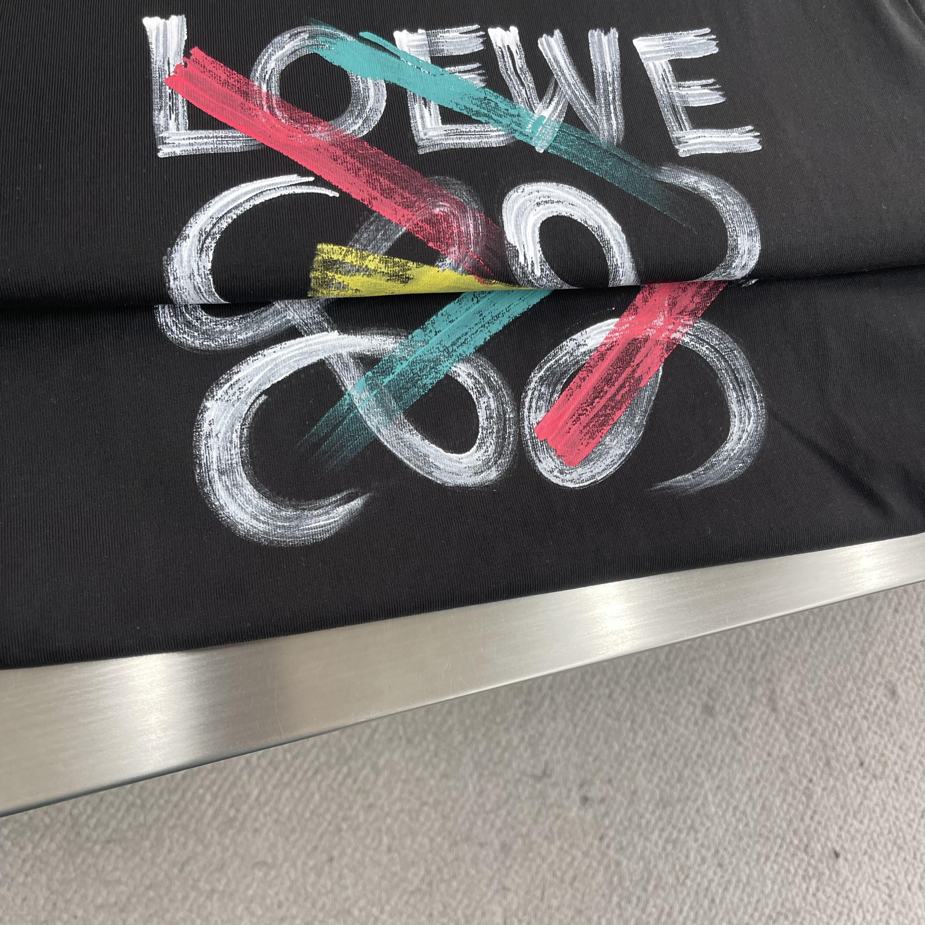 LOEWE 2025 SS Summer New Hand-Painted T-Shirt