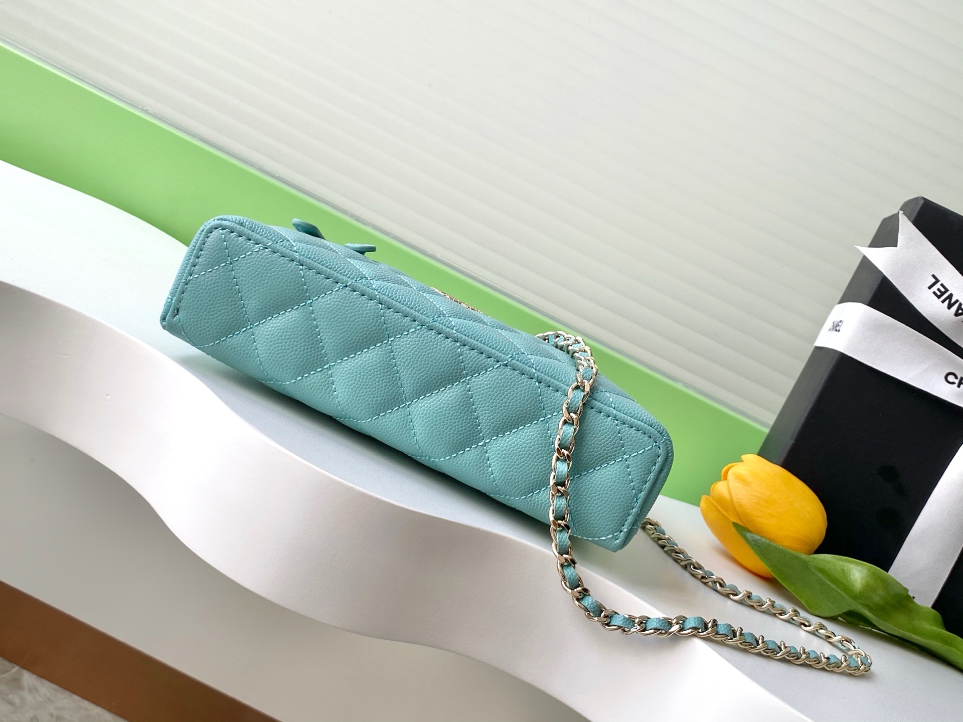 Chanel 25C Elegant Mini Chain Clutch