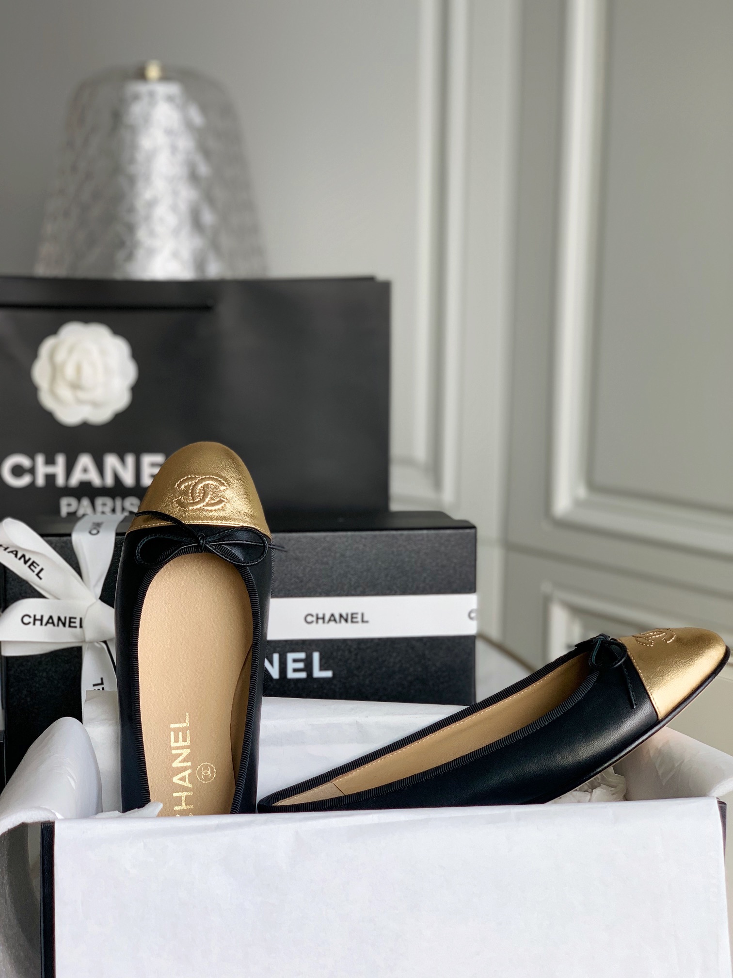chanel flats-Classic-3 colors