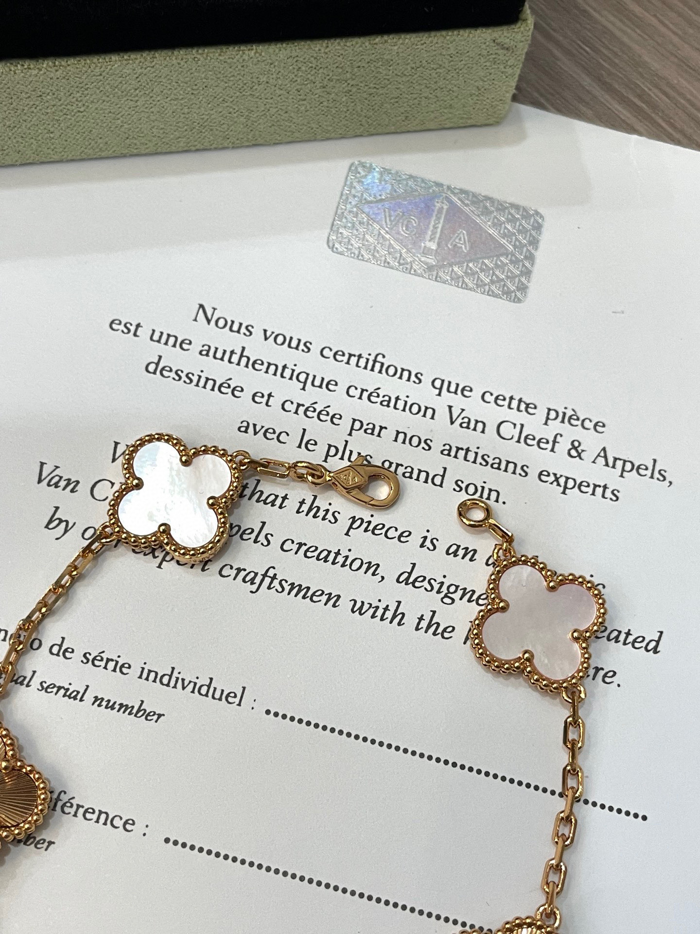 Van Cleef & Arpels Five-Flower Clover Bracelet