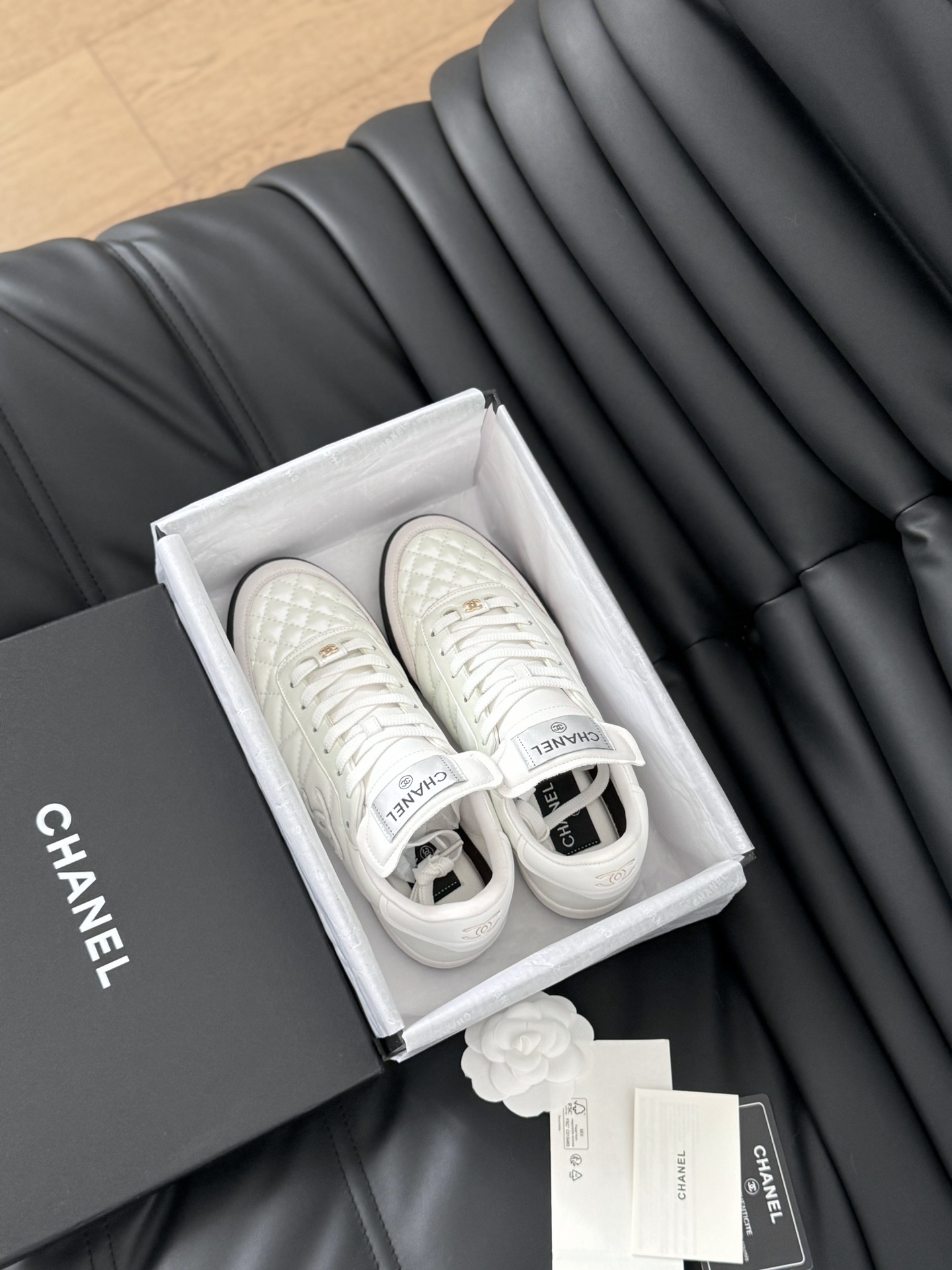 Chanel baseball shoes