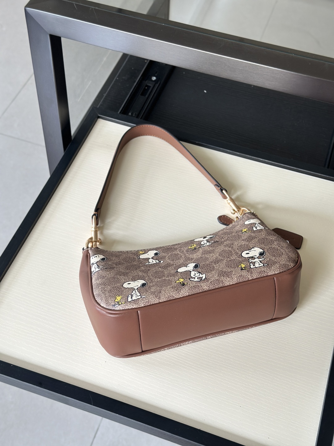 Coach X Peanuts Teri Shoulder Bag In Signature Canvas