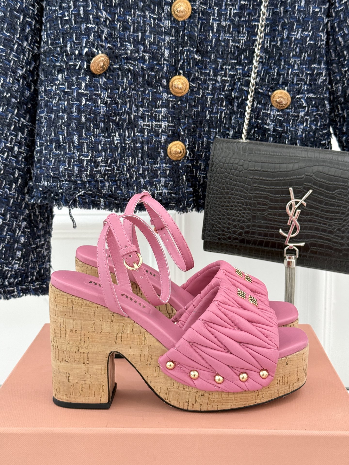 Miu Miu Spring-Summer Pleated Heels