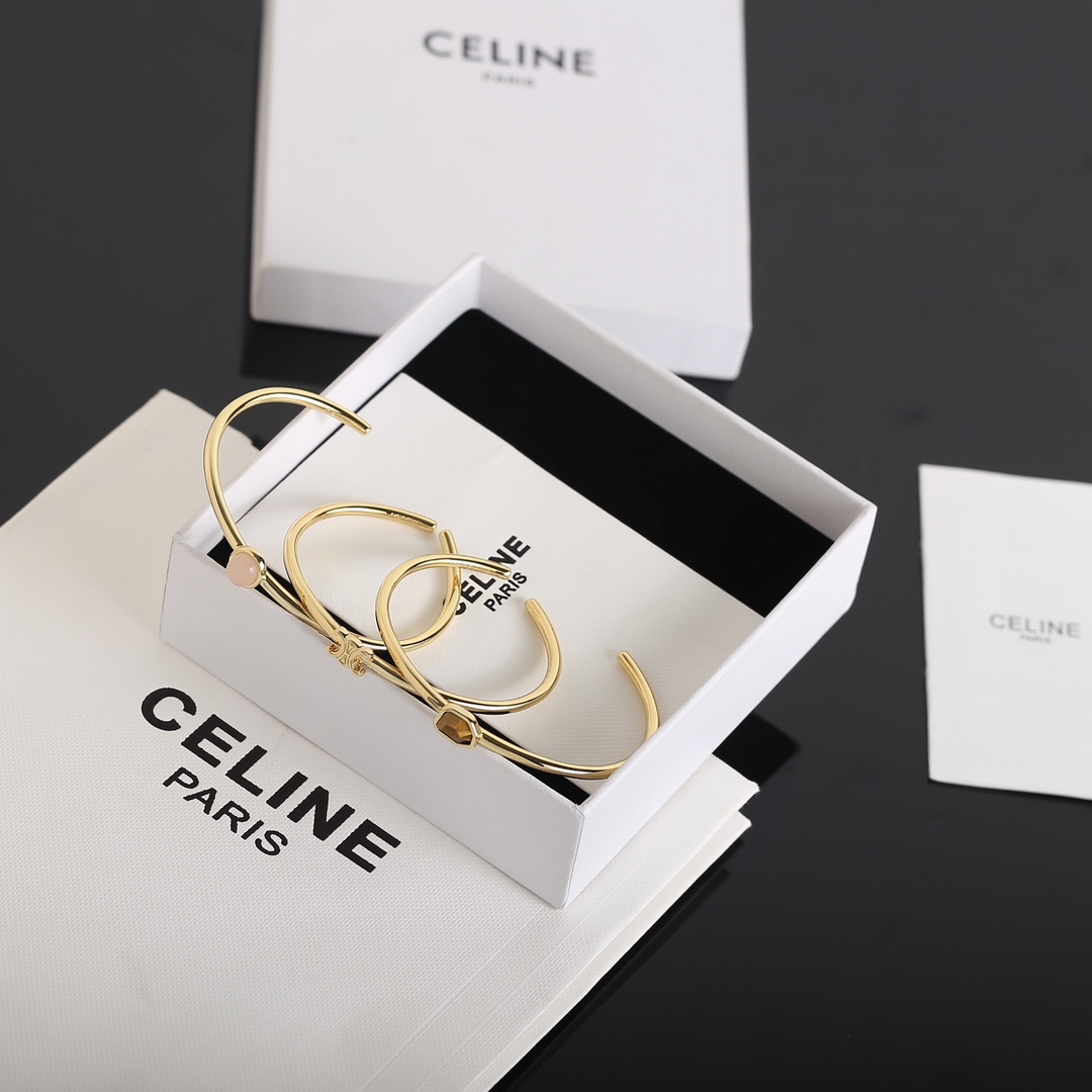 C*eline wide bracelet