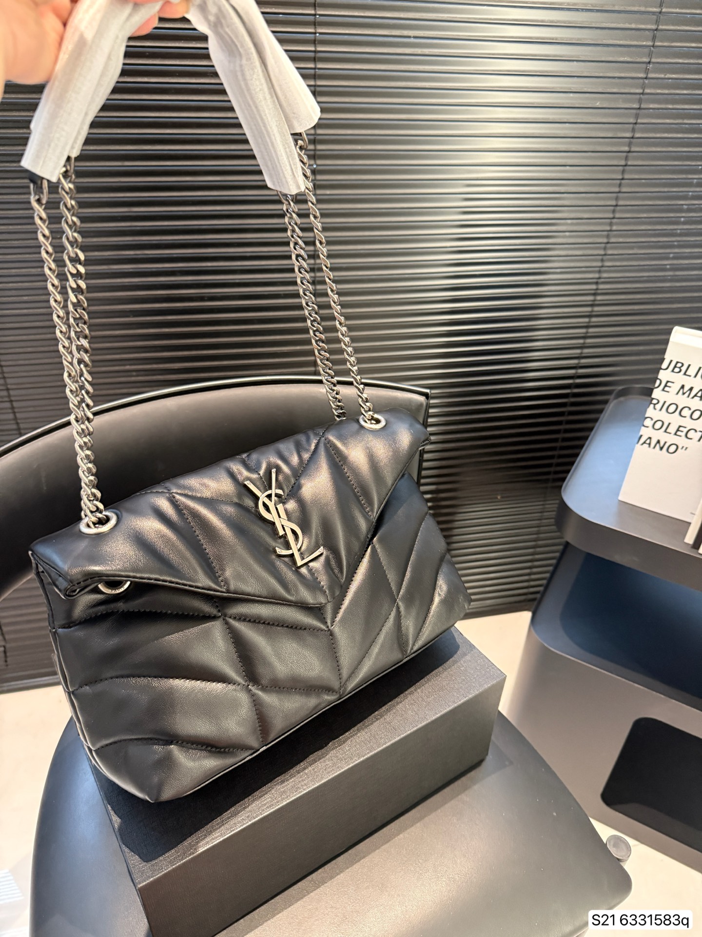 YSL Toy Puffer in lambskin