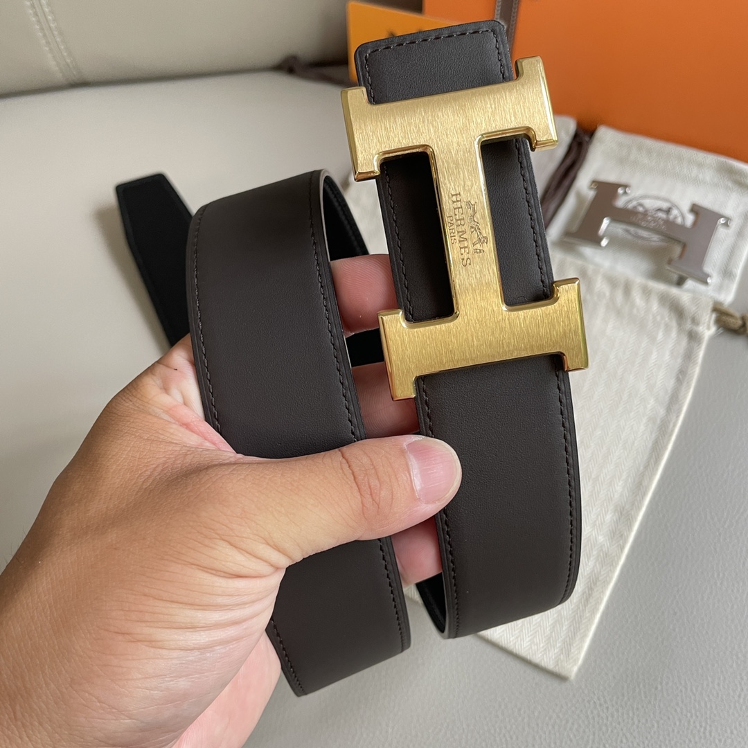 Hermès Leather Belt