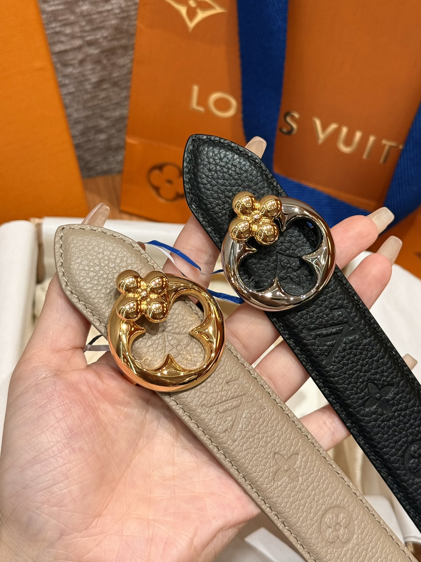 New women's double-sided belt