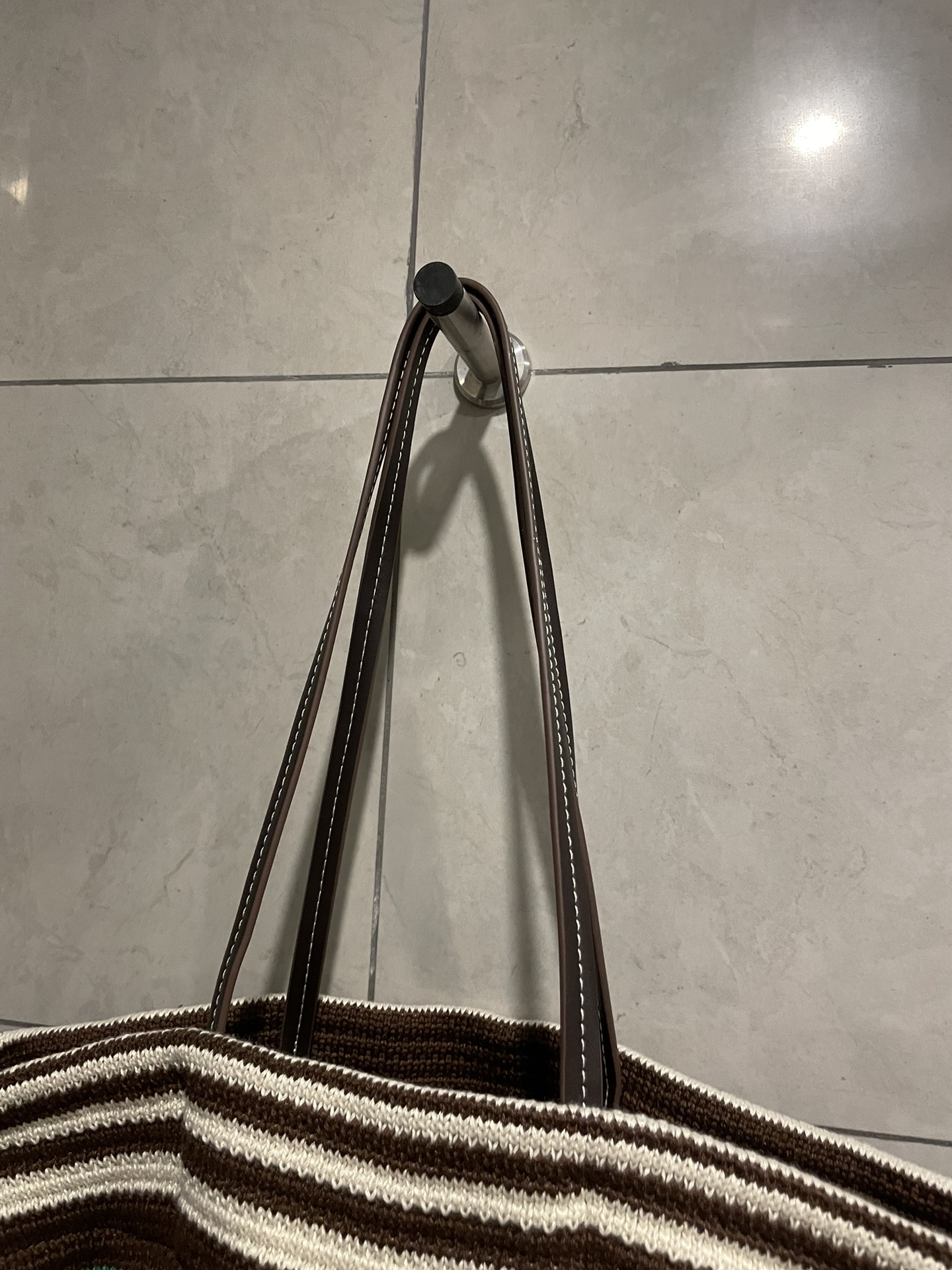 Miu Miu-Raffia woven tote bag