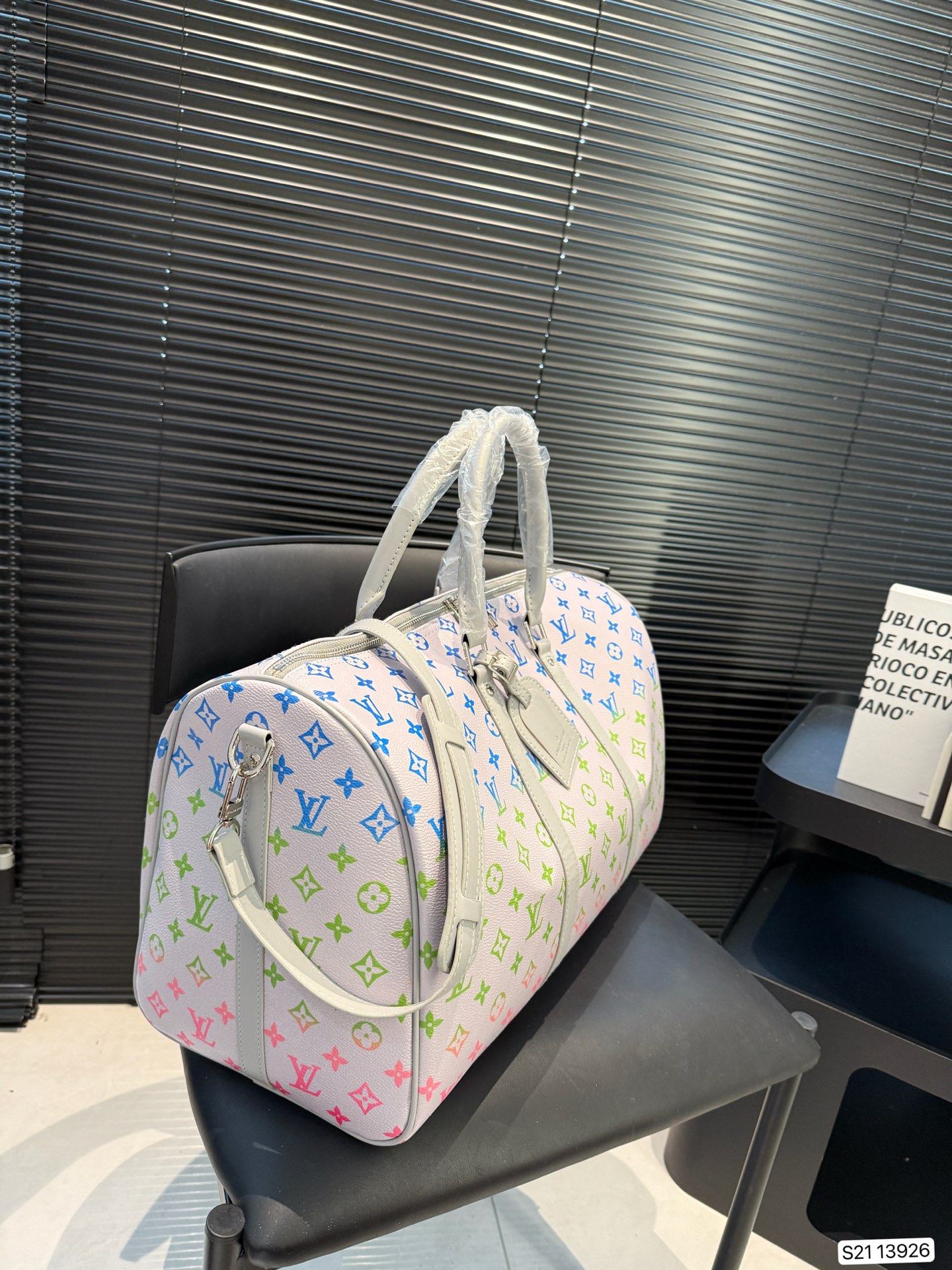 LV-Inspired Travel Bag