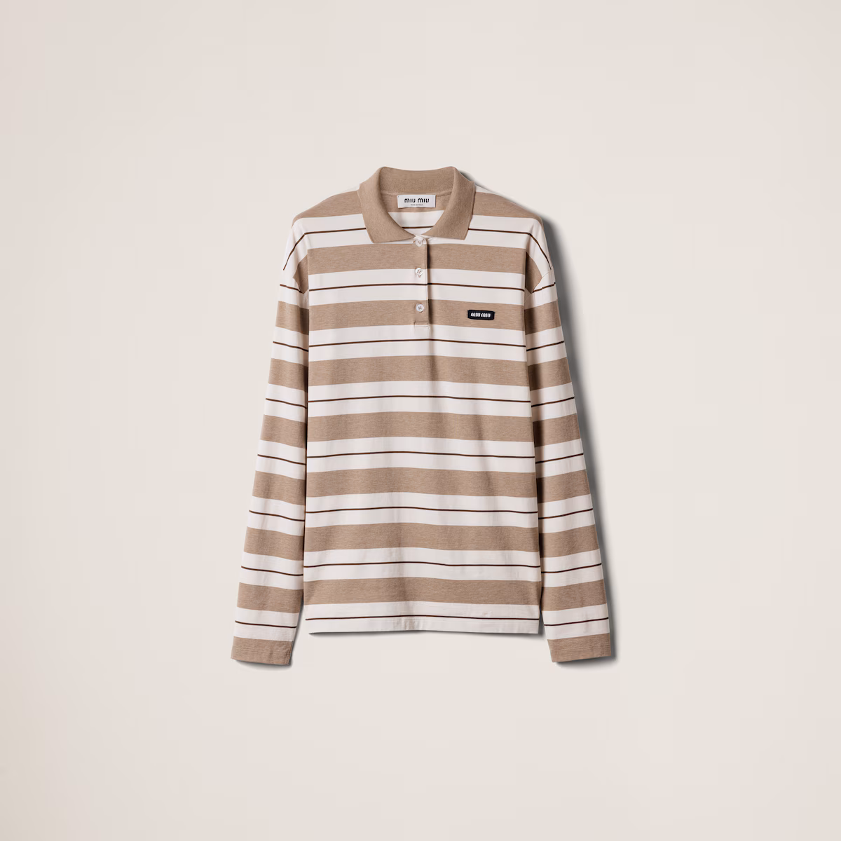 MiuMiu Cotton jersey polo shirt