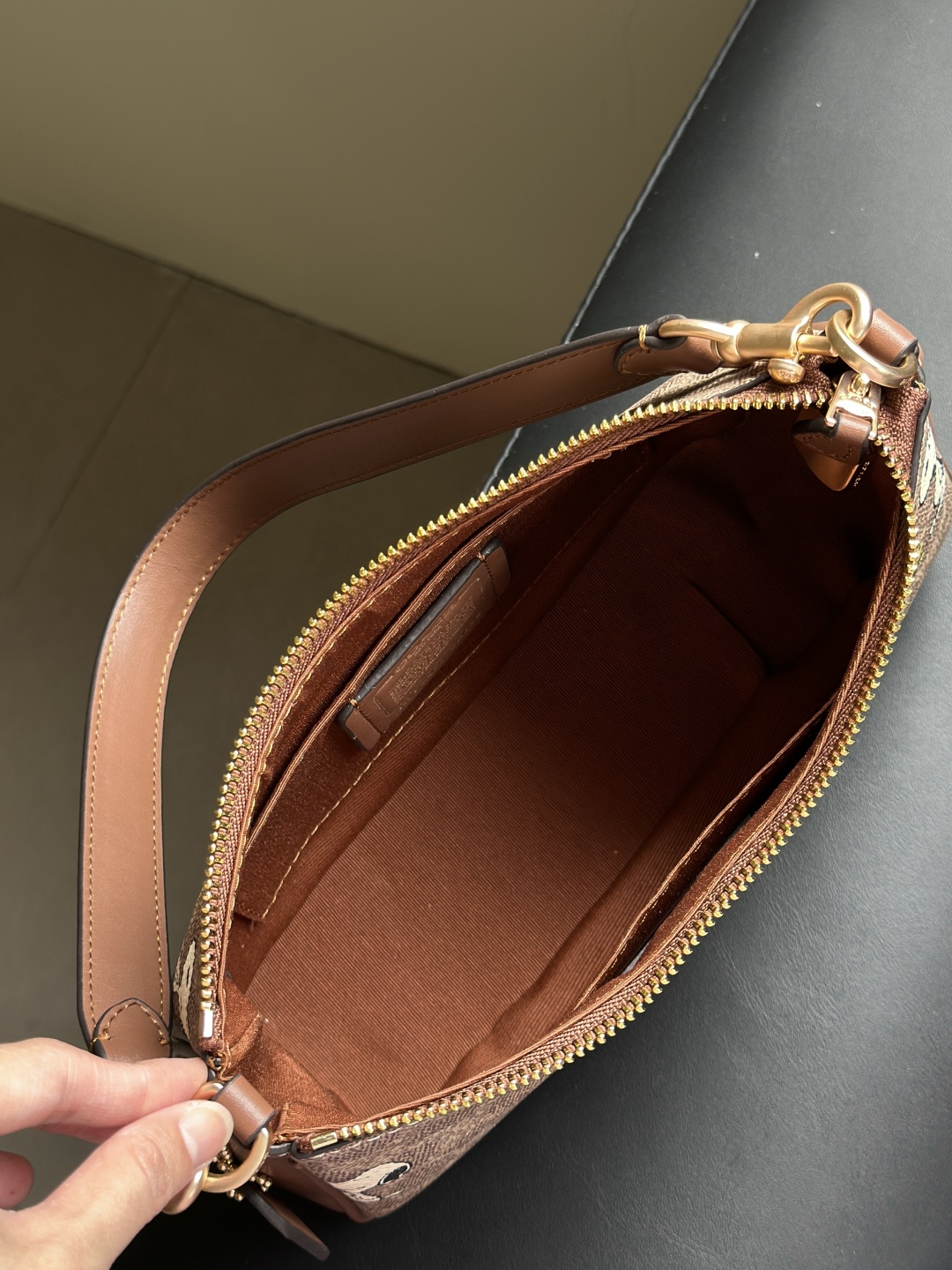 Coach X Peanuts Teri Shoulder Bag In Signature Canvas