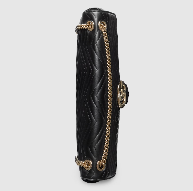 GG MARMONT LARGE SHOULDER BAG-Black-788371