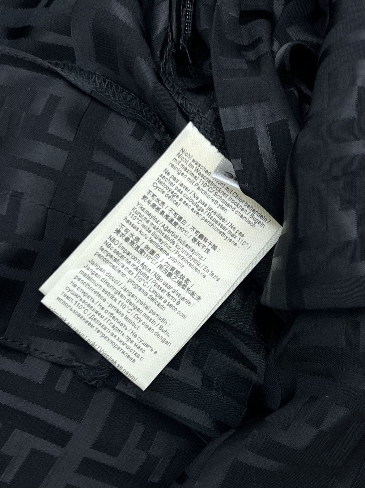 FENDI-Split Jacquard Half Skirt