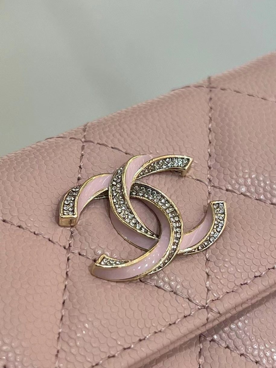 Ohanel 23S new clamshell card bag-Pink