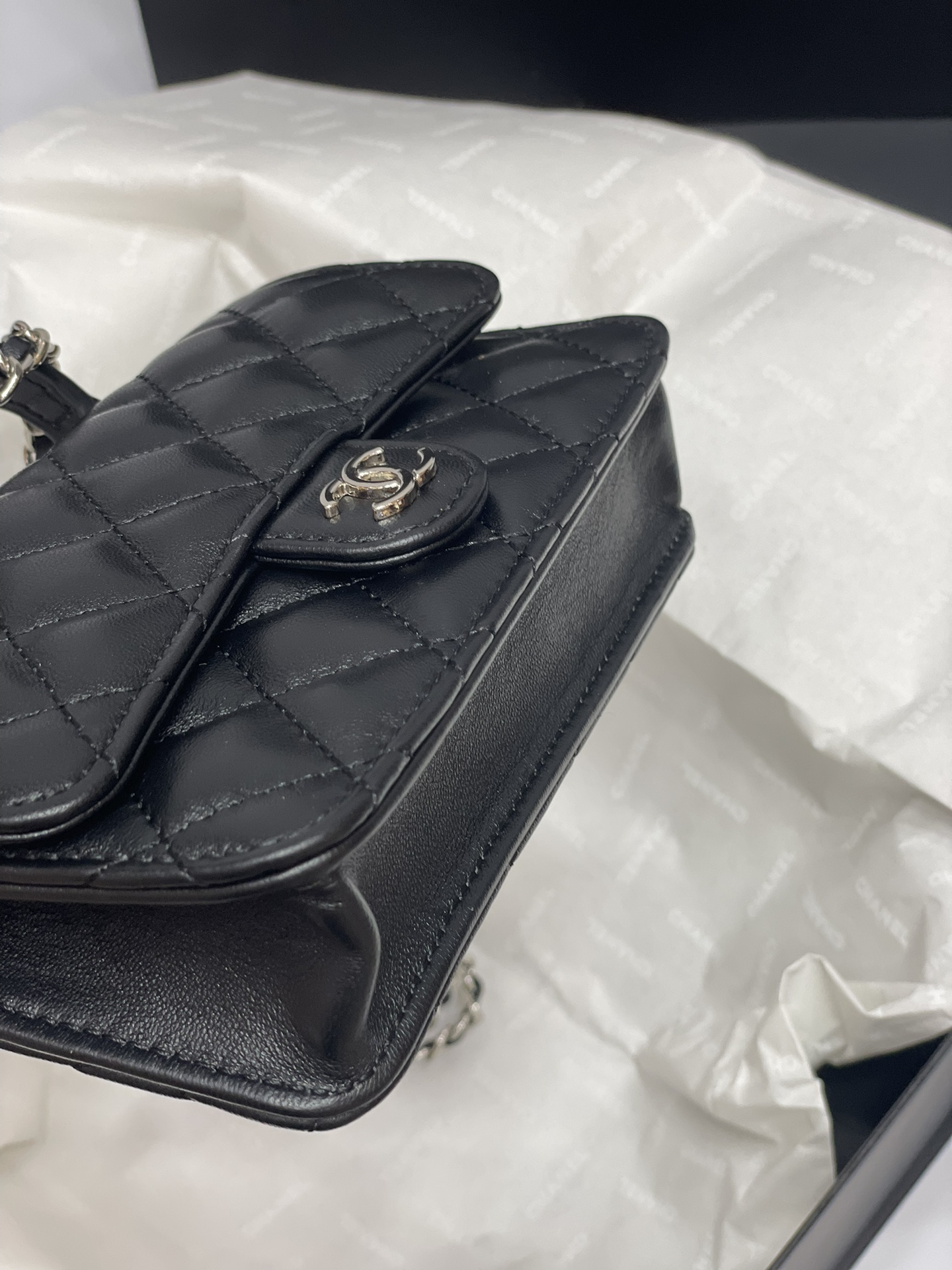 Chanel's new mini woc Purse-black