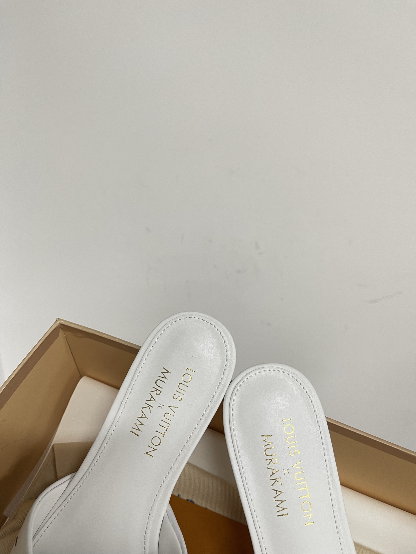 Louis Vuitton Denim Flat Sandals