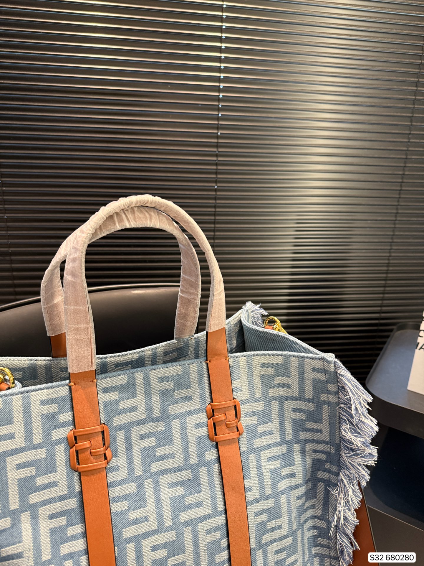 Fendi Structured Tote Bag