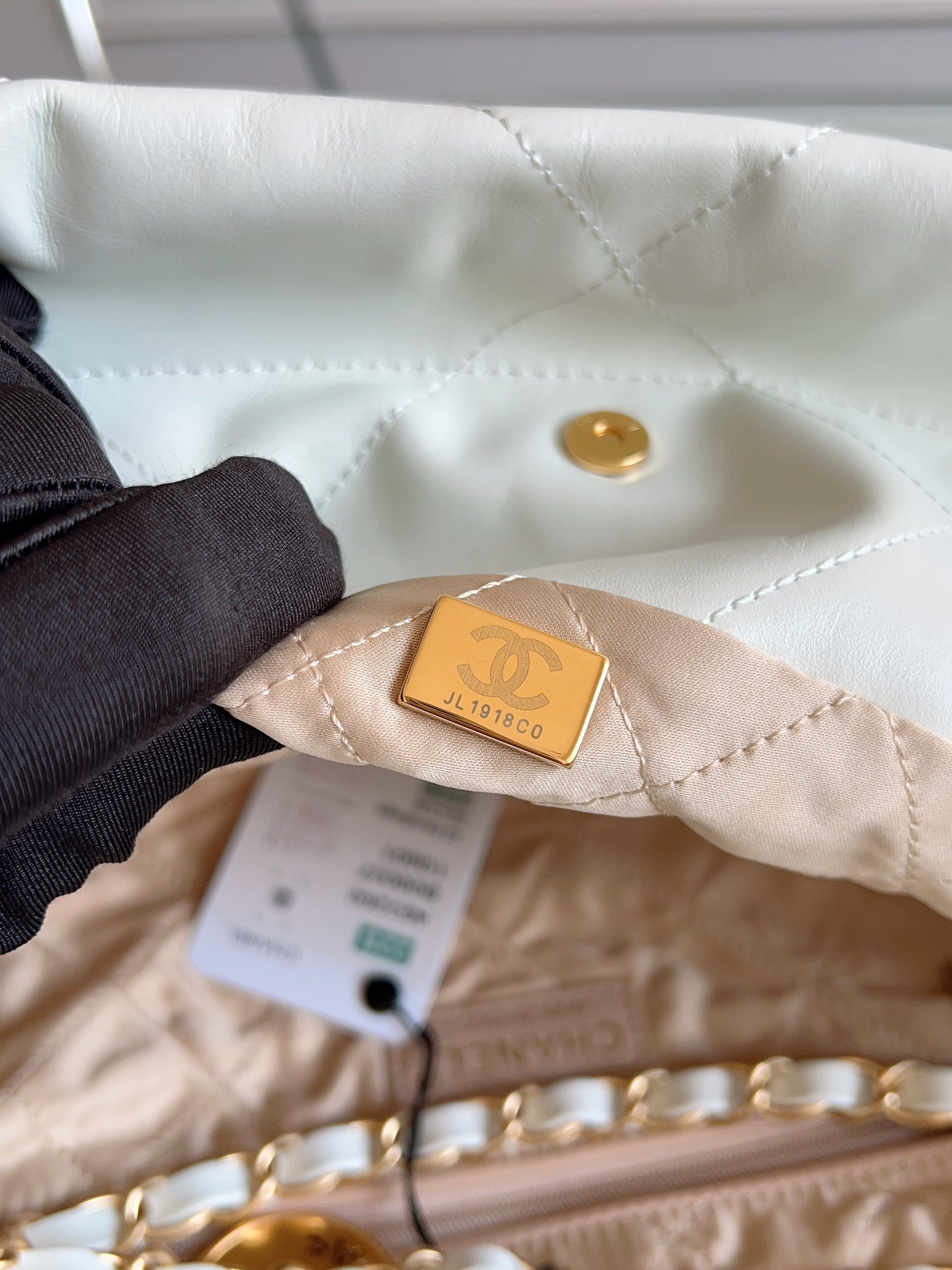 Chanel 22 Bag -White