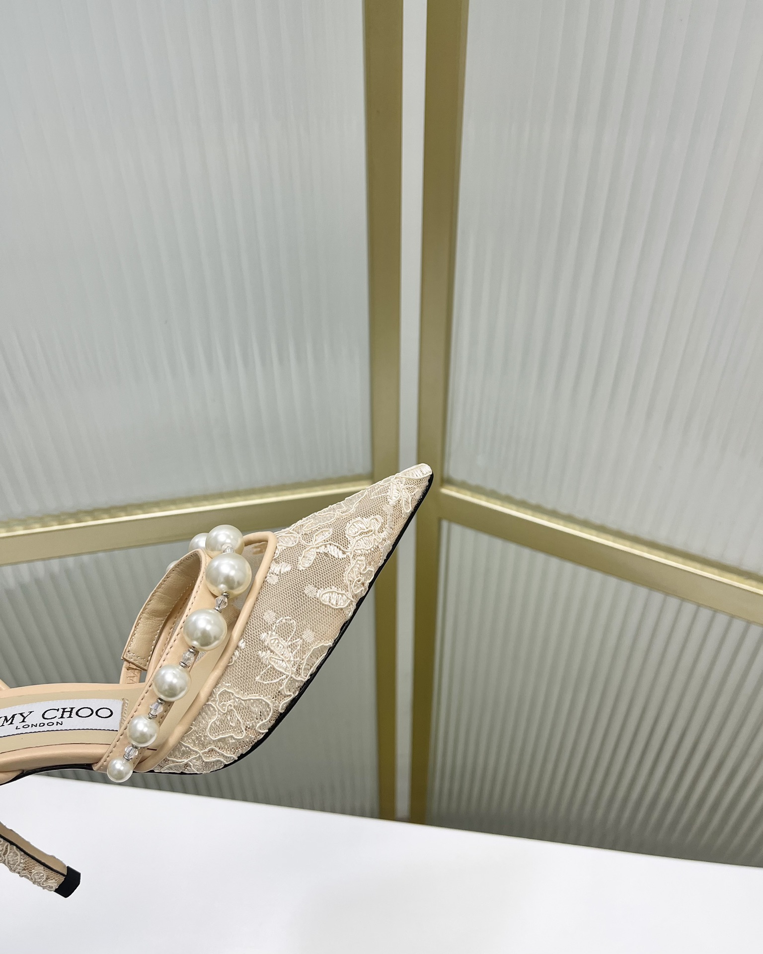 Jimmy choo new pointed toe lace shoes