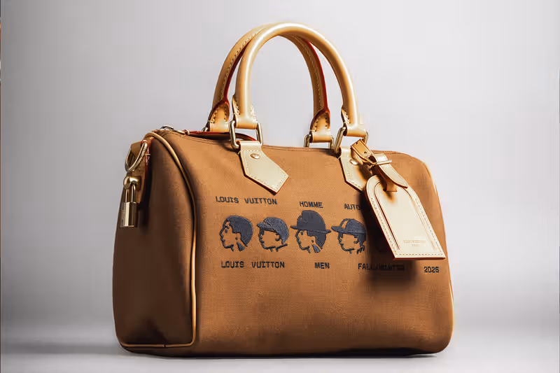Louis Vuitton Pharrell x Nigo Speedy Bag 25 Brown