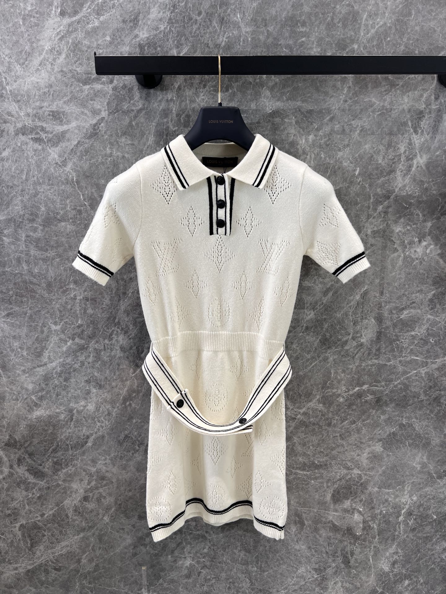 Louis Vuitton Spring/Summer 2025 Polo Short-Sleeve Knitted Dress