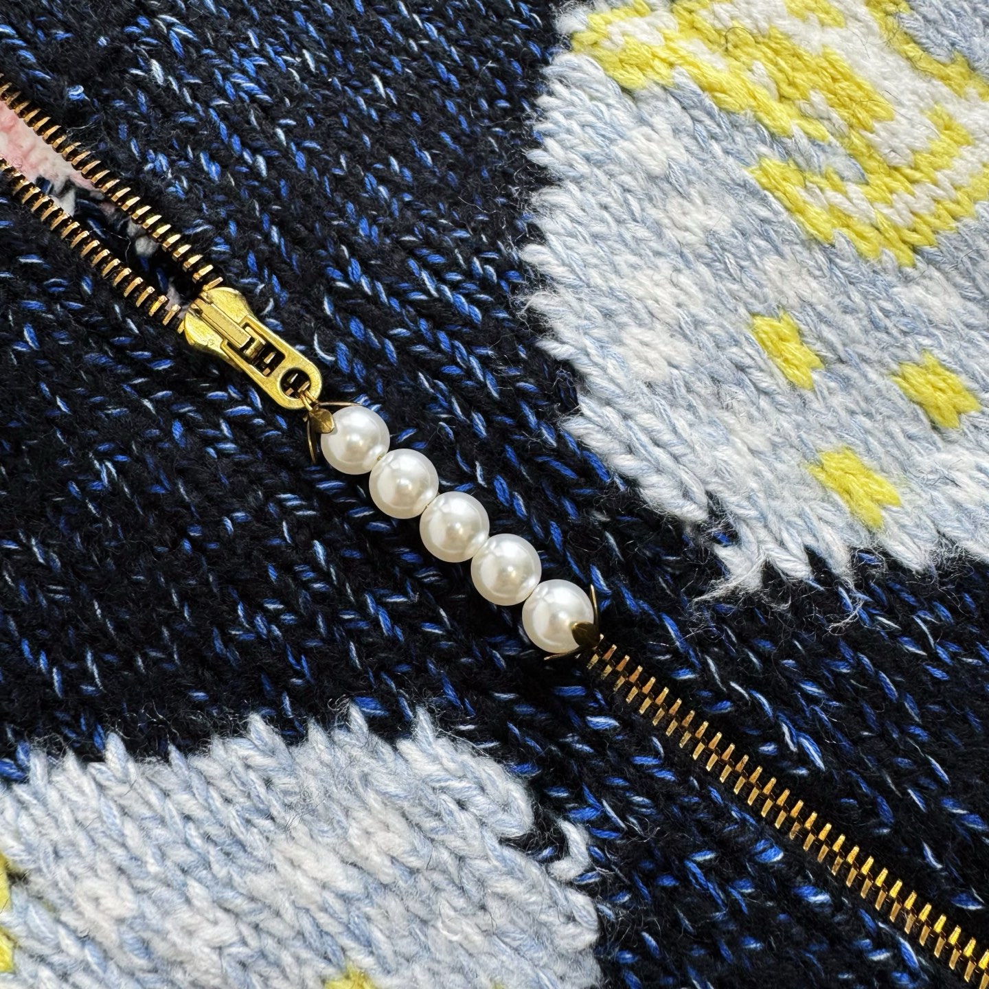 LV Zippered Knitted Blouson