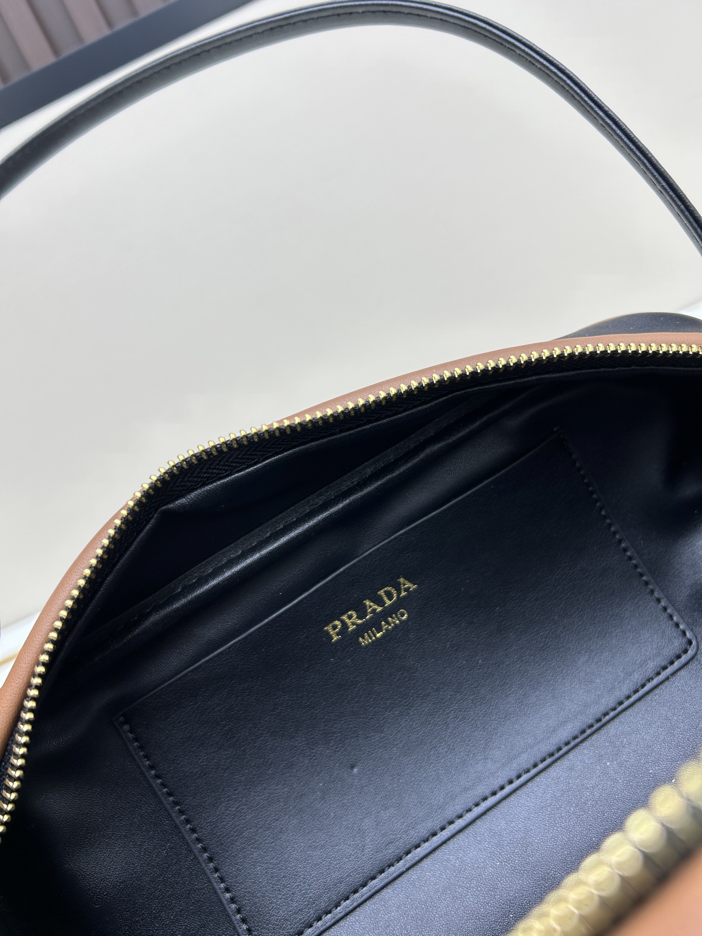 PRADA Swing Small Leather Shoulder Bag