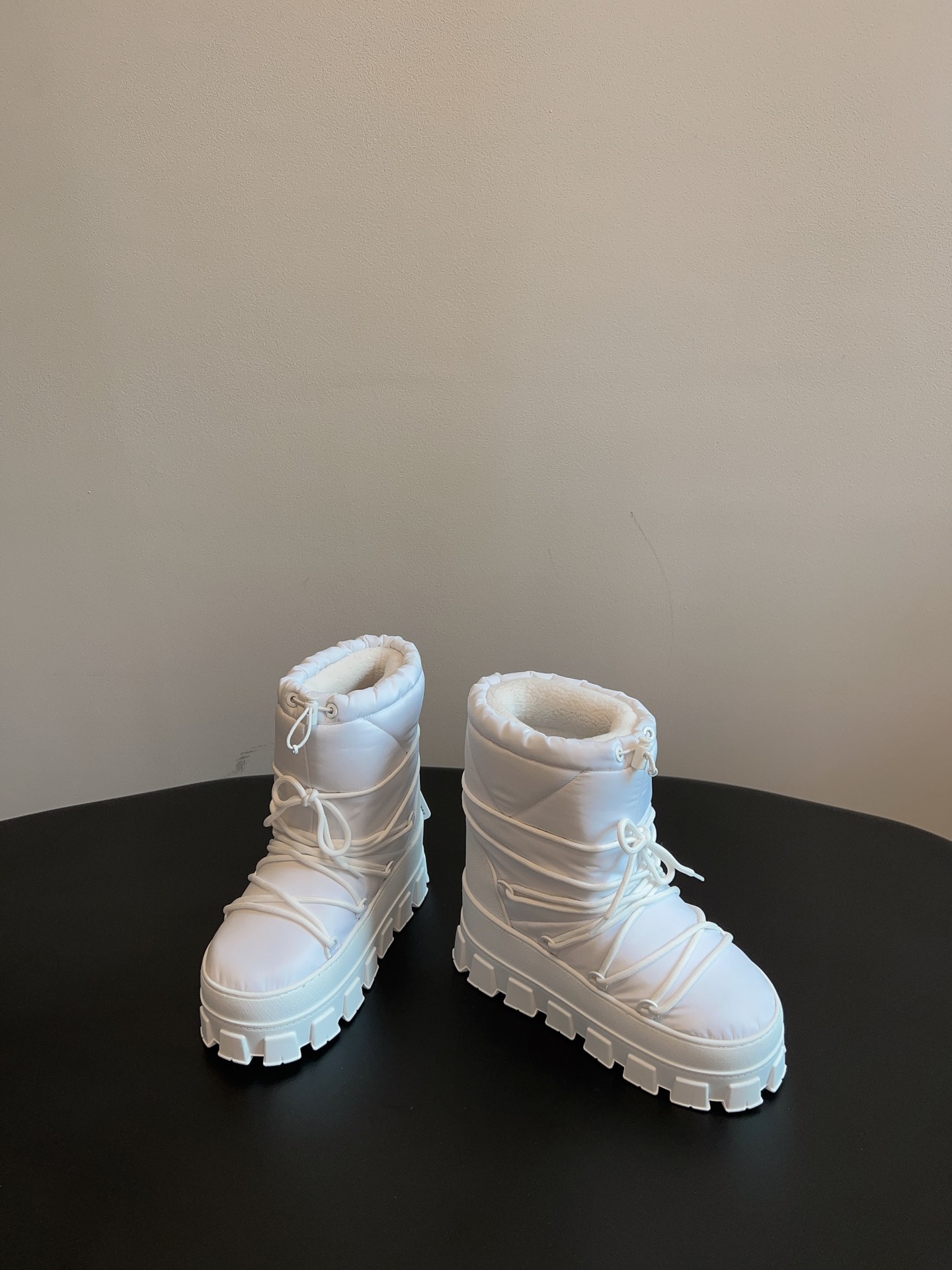 Prad down snow boots-white