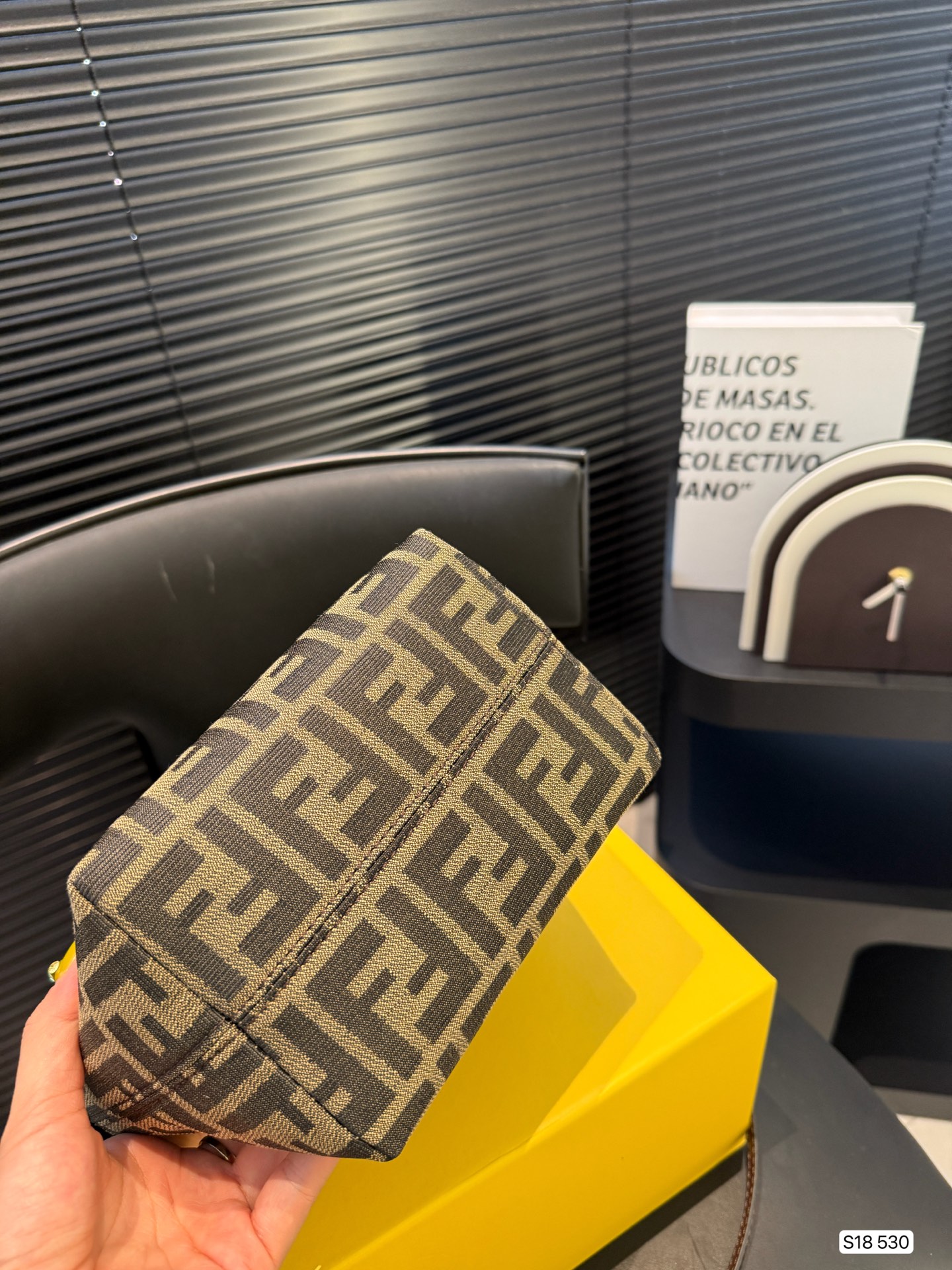 FENDI FF jacquard mini bag