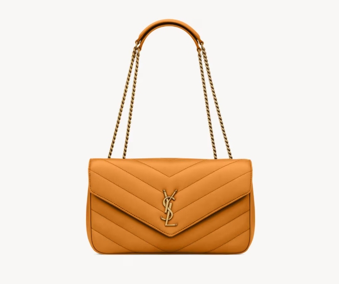 YSL-LOULOU medium in MATELASSÉ lambskin