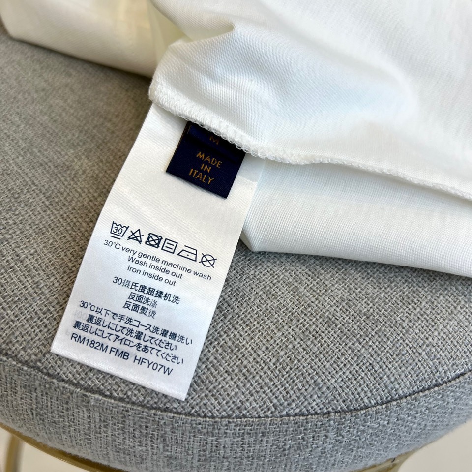 LV- Spring/Summer round neck T-shirt-white