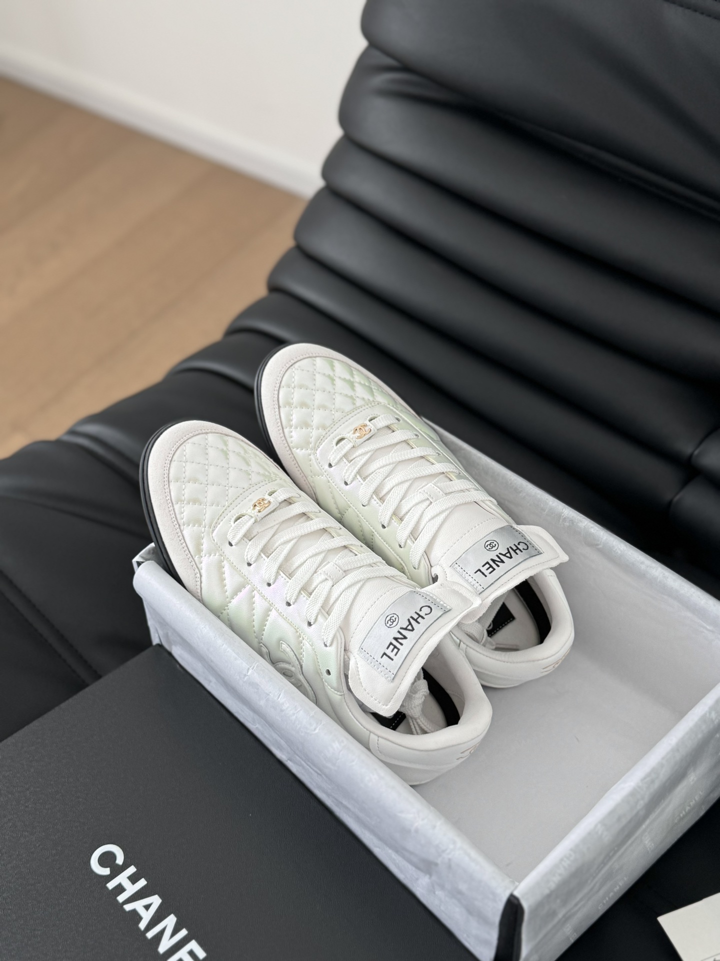 Chanel baseball shoes