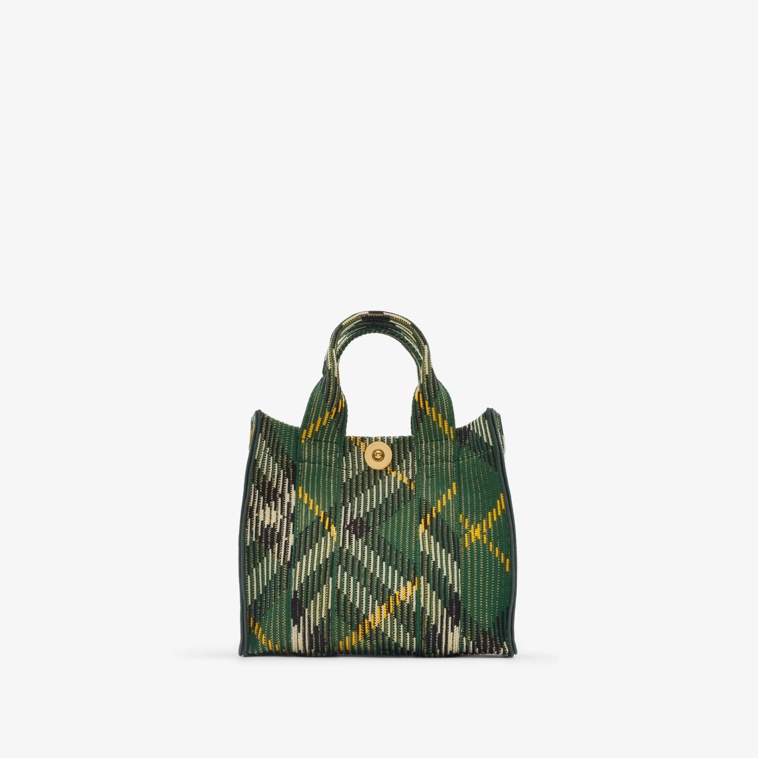 Mini Check Knitted Tote