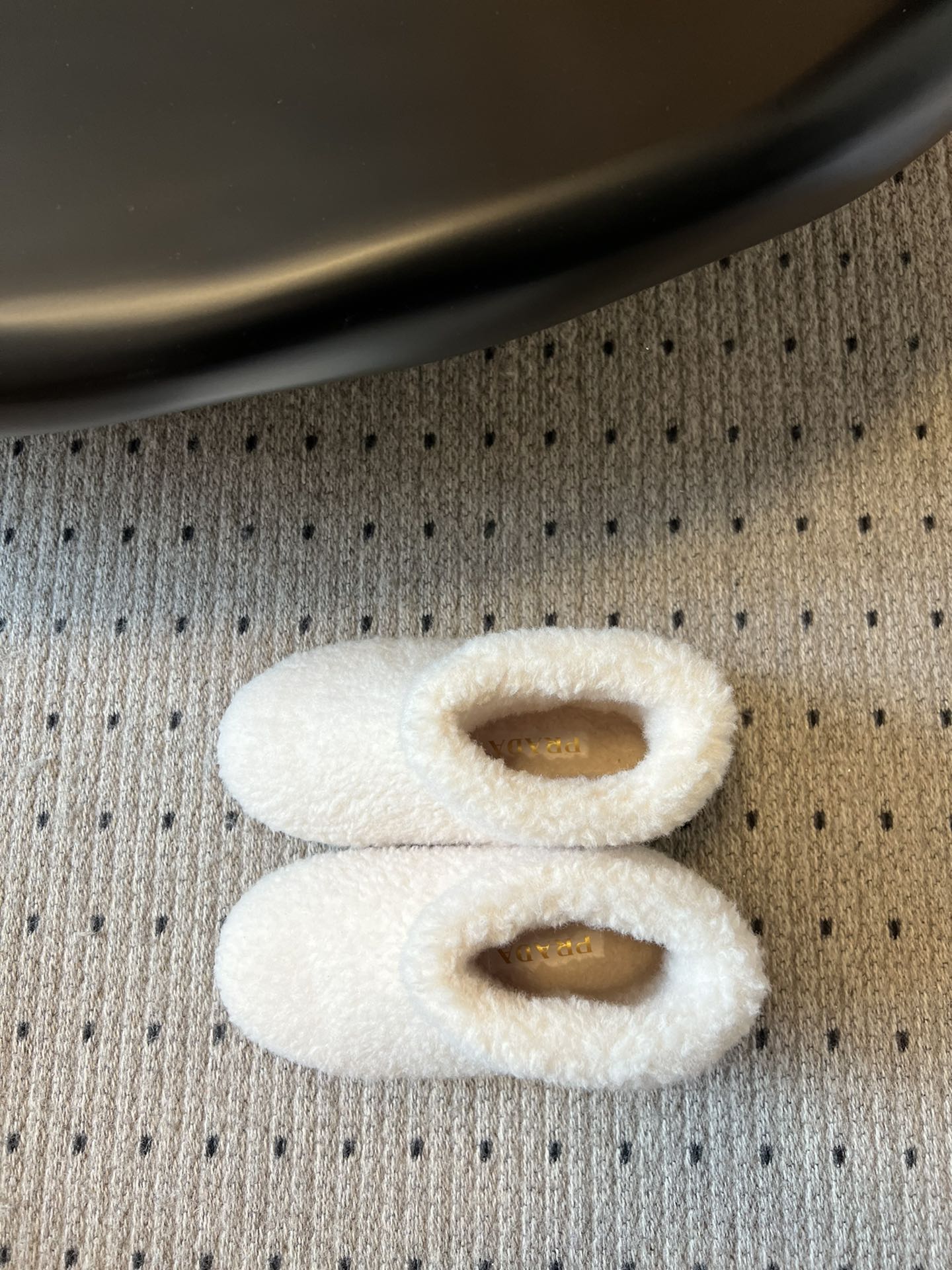 Prada autumn/Winter teddy snow boots