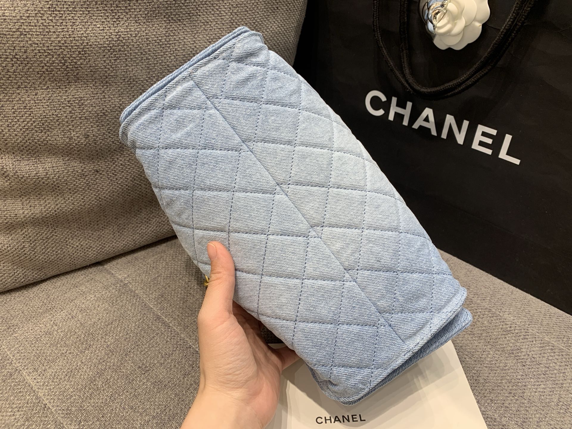 Chanel-❤️25A Bucket Drawstring Bag!