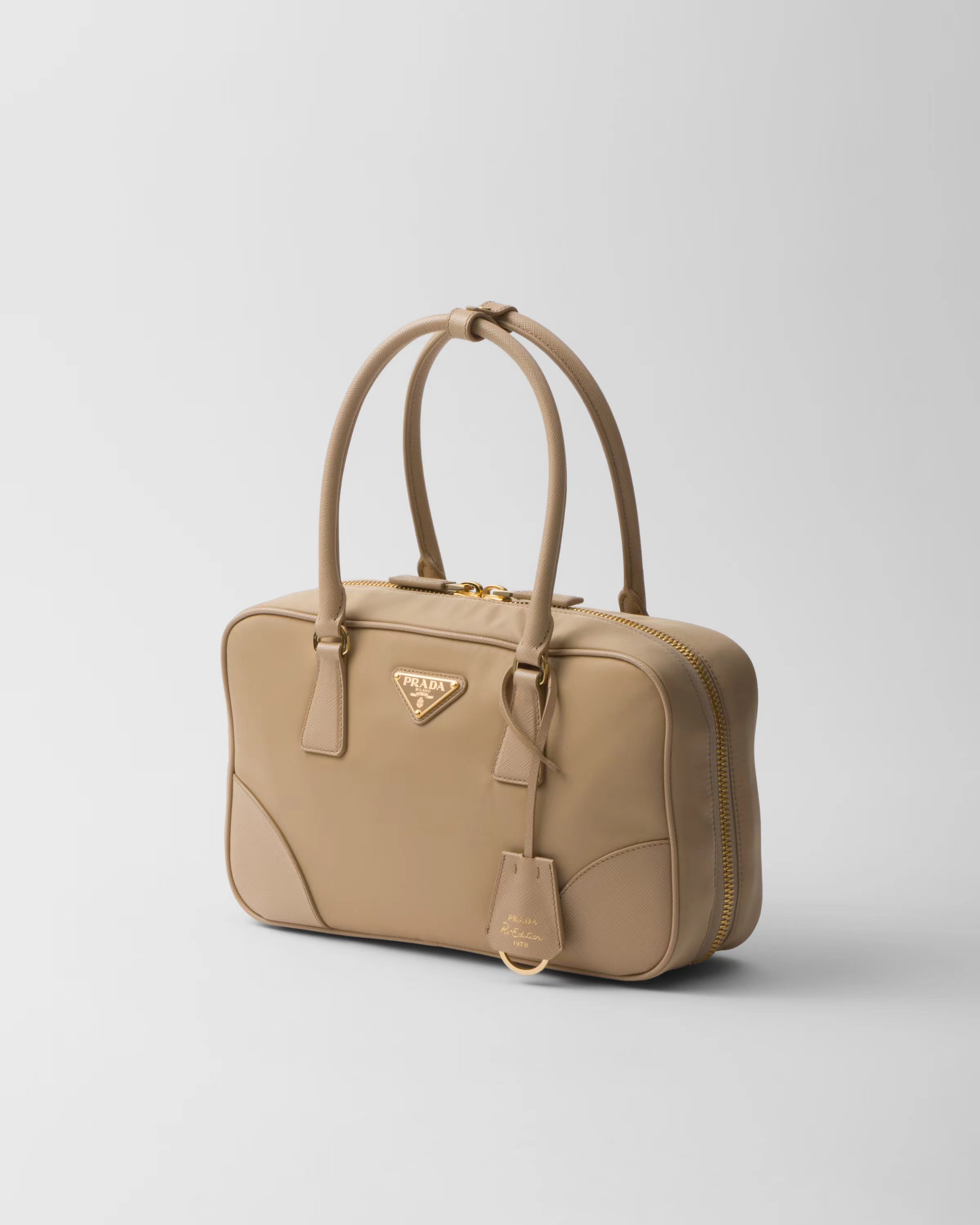 Prada Re-Edition 1978 medium Re-Nylon and Saffiano leather two-handle bag